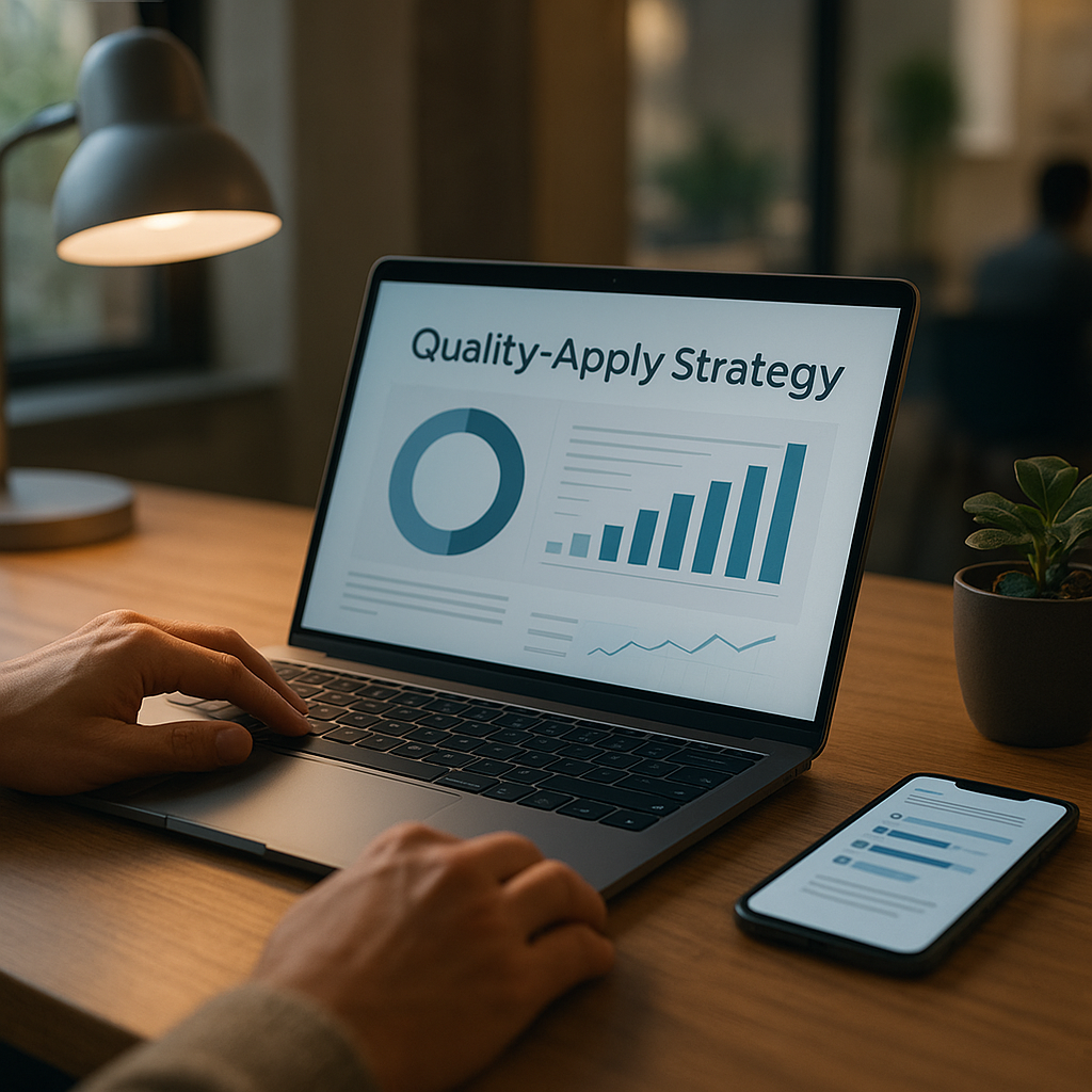 Strategia „Quality-Apply” 2025: jak tworzyć krótką listę firm i aplikować mądrzej (nie więcej) dzięki analizie ofert, dopasowaniu umiejętności i trackingowi aplikacji