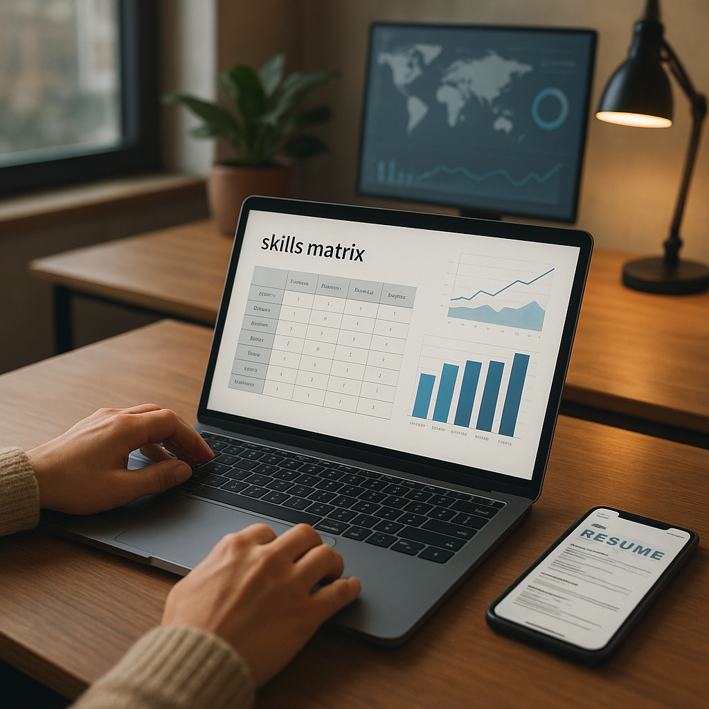 Rekrutacja oparta na umiejętnościach w Polsce w 2025: jak zbudować „skills matrix” do CV i rozmowy (bez przebranżowienia)