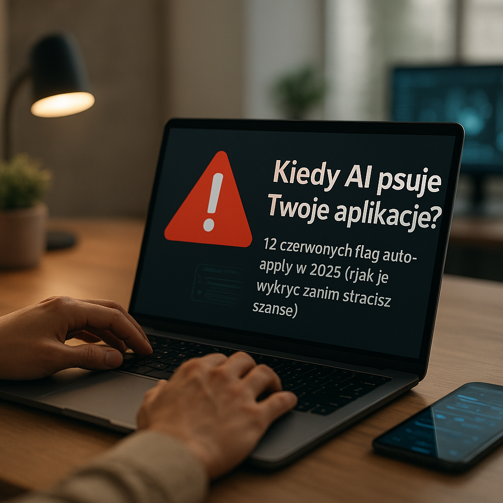 Kiedy AI psuje Twoje aplikacje? 12 czerwonych flag auto‑apply w 2025 (i jak je wykryć zanim stracisz szanse)