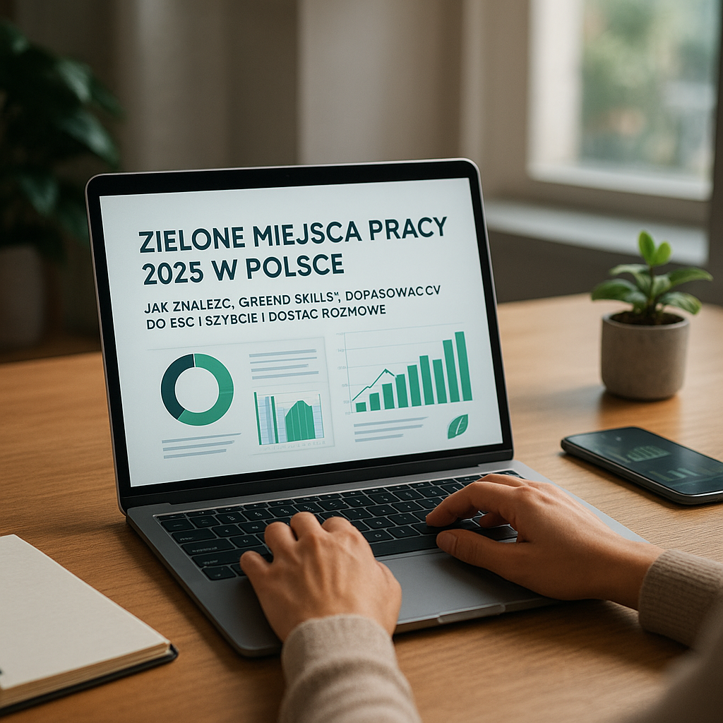 Zielone miejsca pracy 2025 w Polsce: jak znaleźć „green skills”, dopasować CV do ESG i szybciej dostać rozmowę