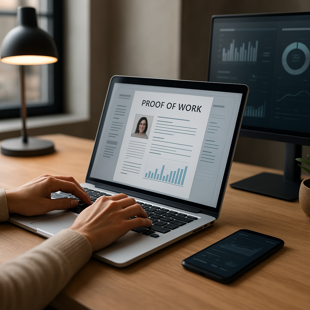 Portfolio kompetencji w 2025: jak zbudować „dowody pracy” (proof of work) do CV i LinkedIn, żeby wygrać rekrutację zdalną i hybrydową w Polsce