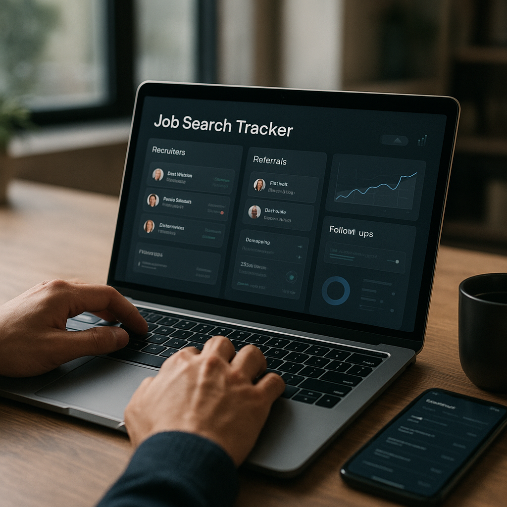 Job Search Personal CRM in 2025: How to Track Recruiters, Referrals, and Follow-Ups (With Insights That Boost Interview Rates)