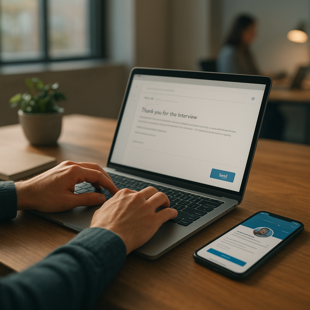 Follow‑up po rozmowie o pracę w 2025: gotowe szablony maili i LinkedIn + harmonogram, który realnie zwiększa liczbę ofert (Polska)