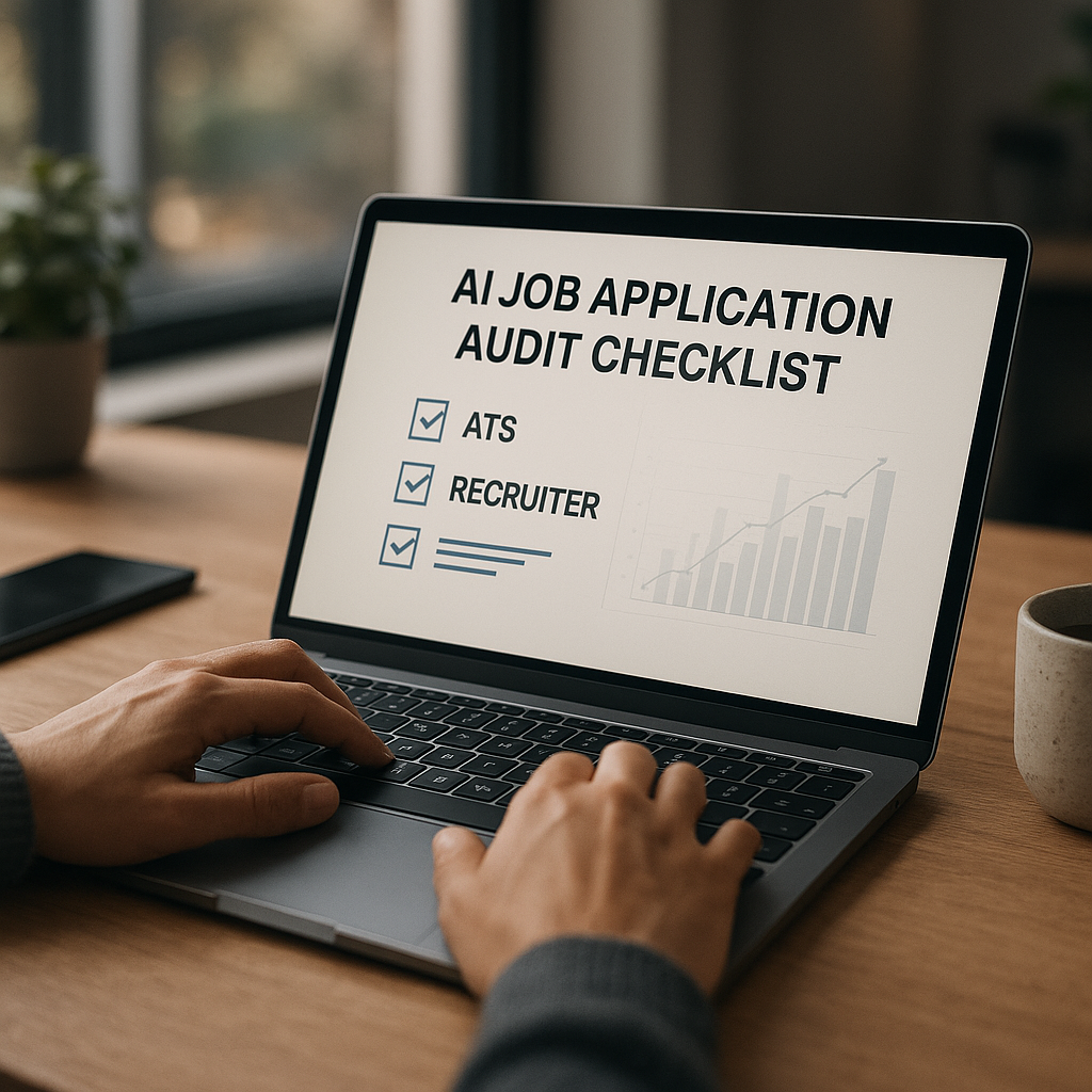 AI job application audit checklist (ATS + recruiter)