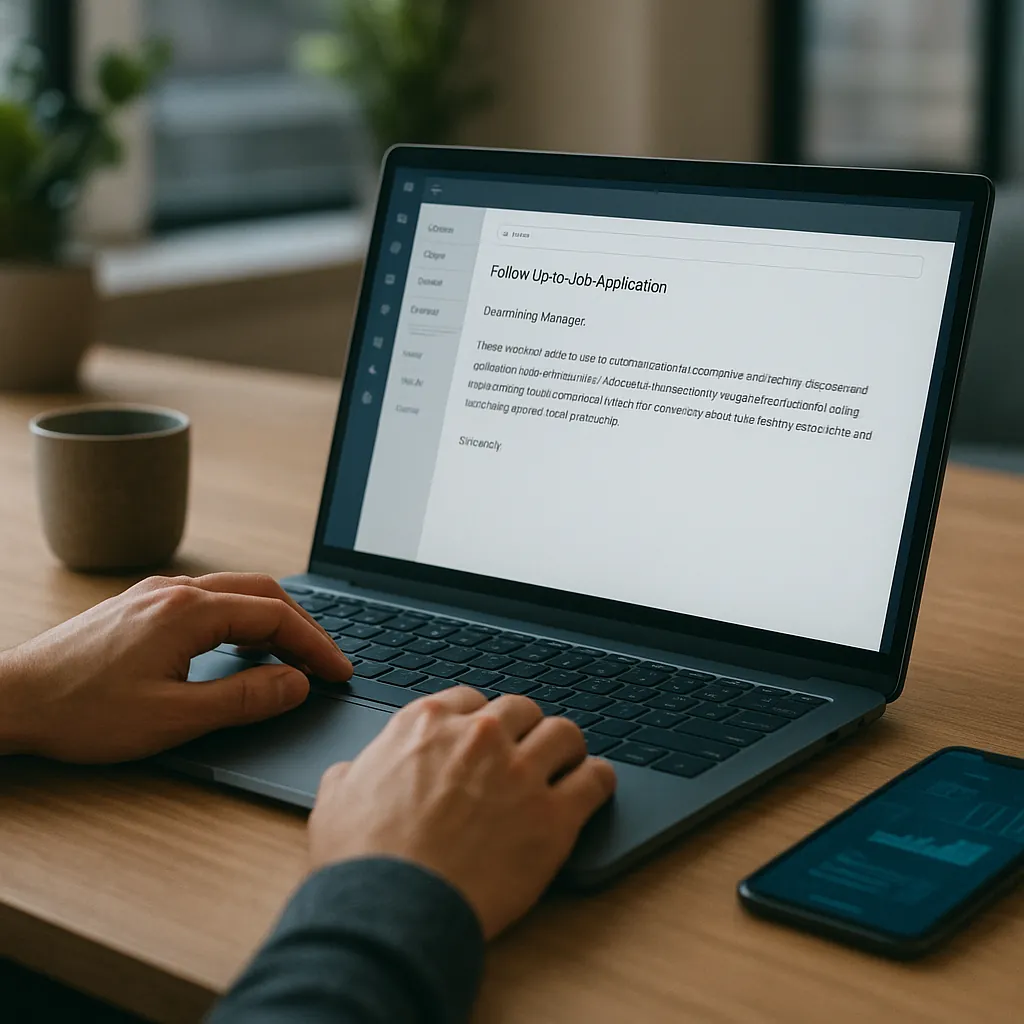 Job application follow up email templates (2026)