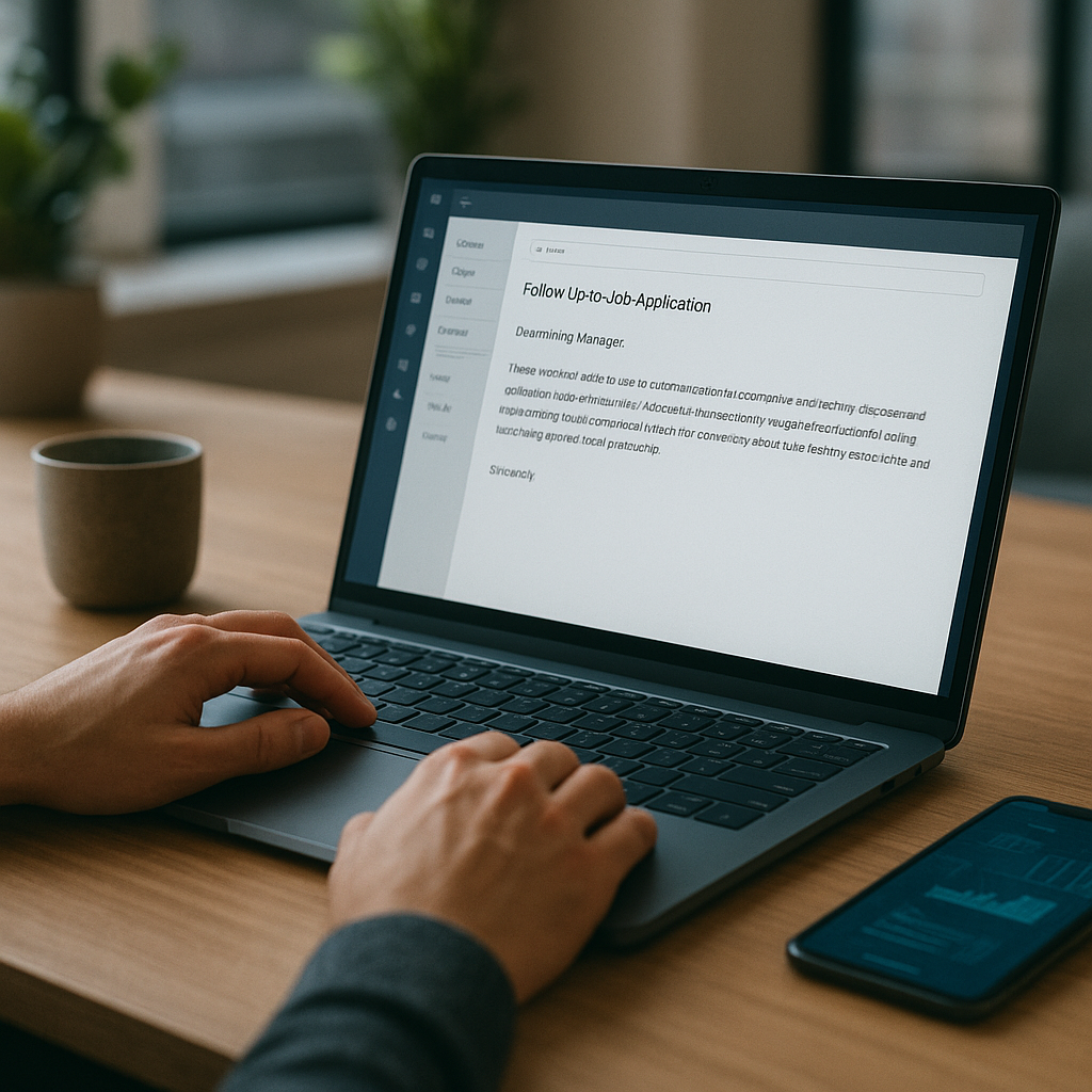 Job application follow up email templates (2026)