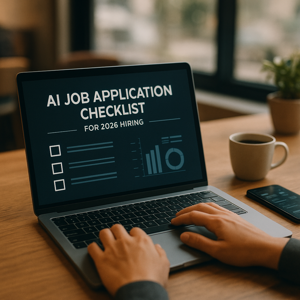 AI job application checklist for 2026 hiring