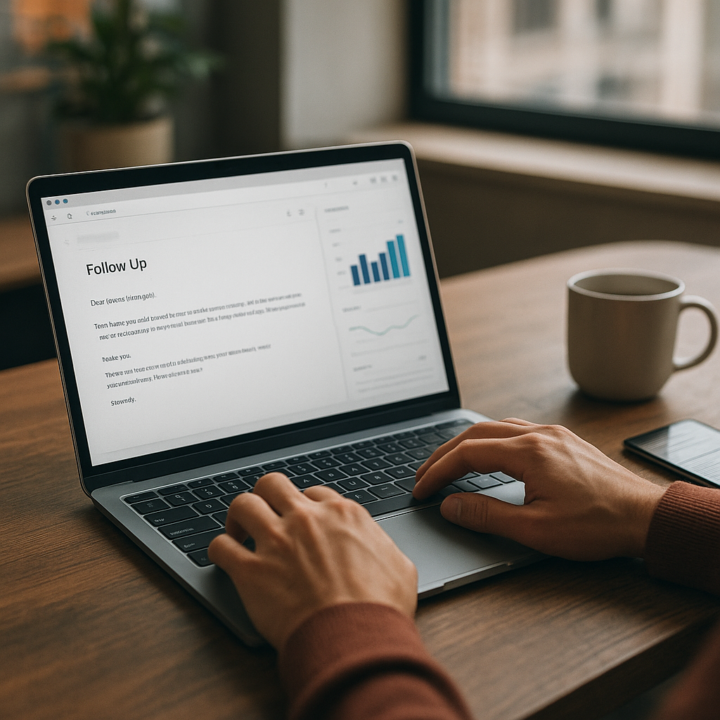 AI job application follow up email templates (2026)