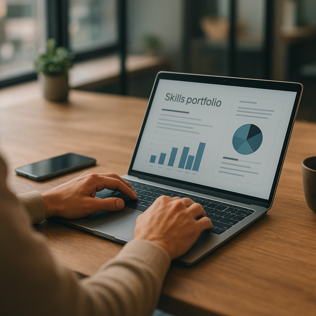 How to create a skills portfolio for job applications