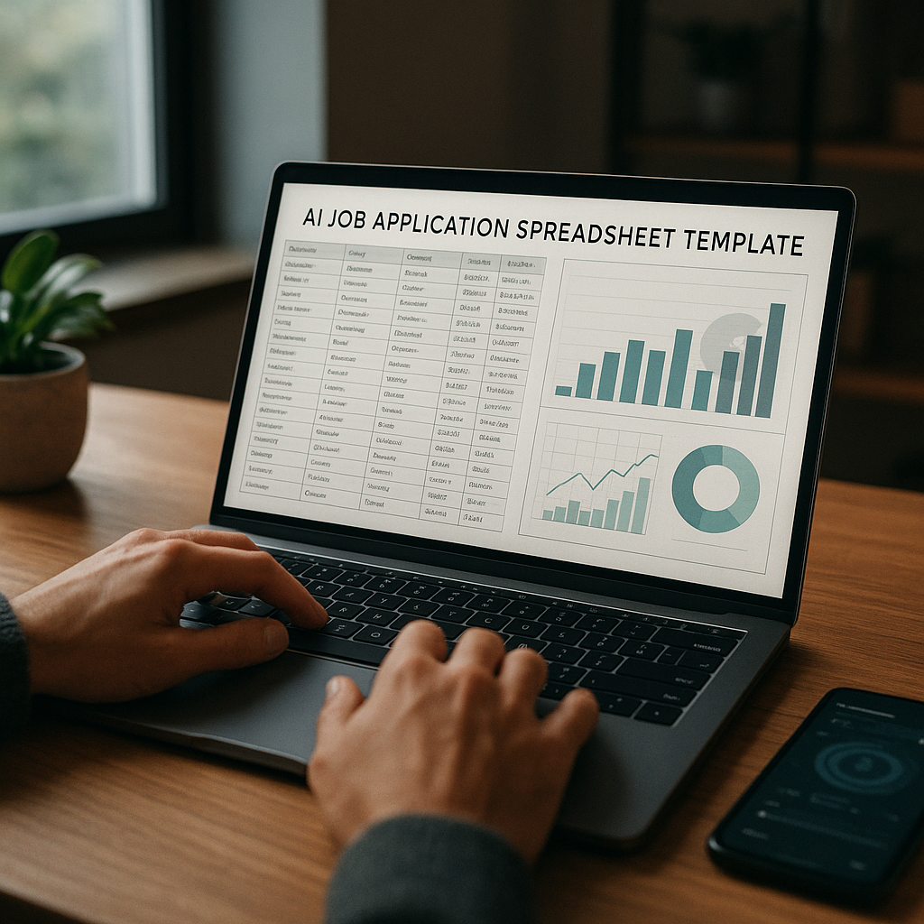AI job application spreadsheet template (2026)