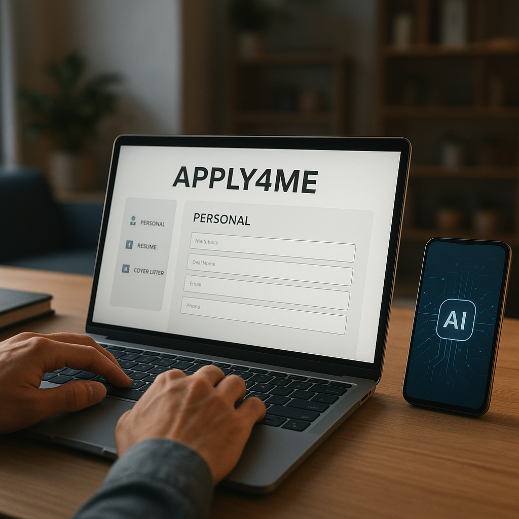 Narzędzie do aplikowania na pracę: Apply4Me vs AI