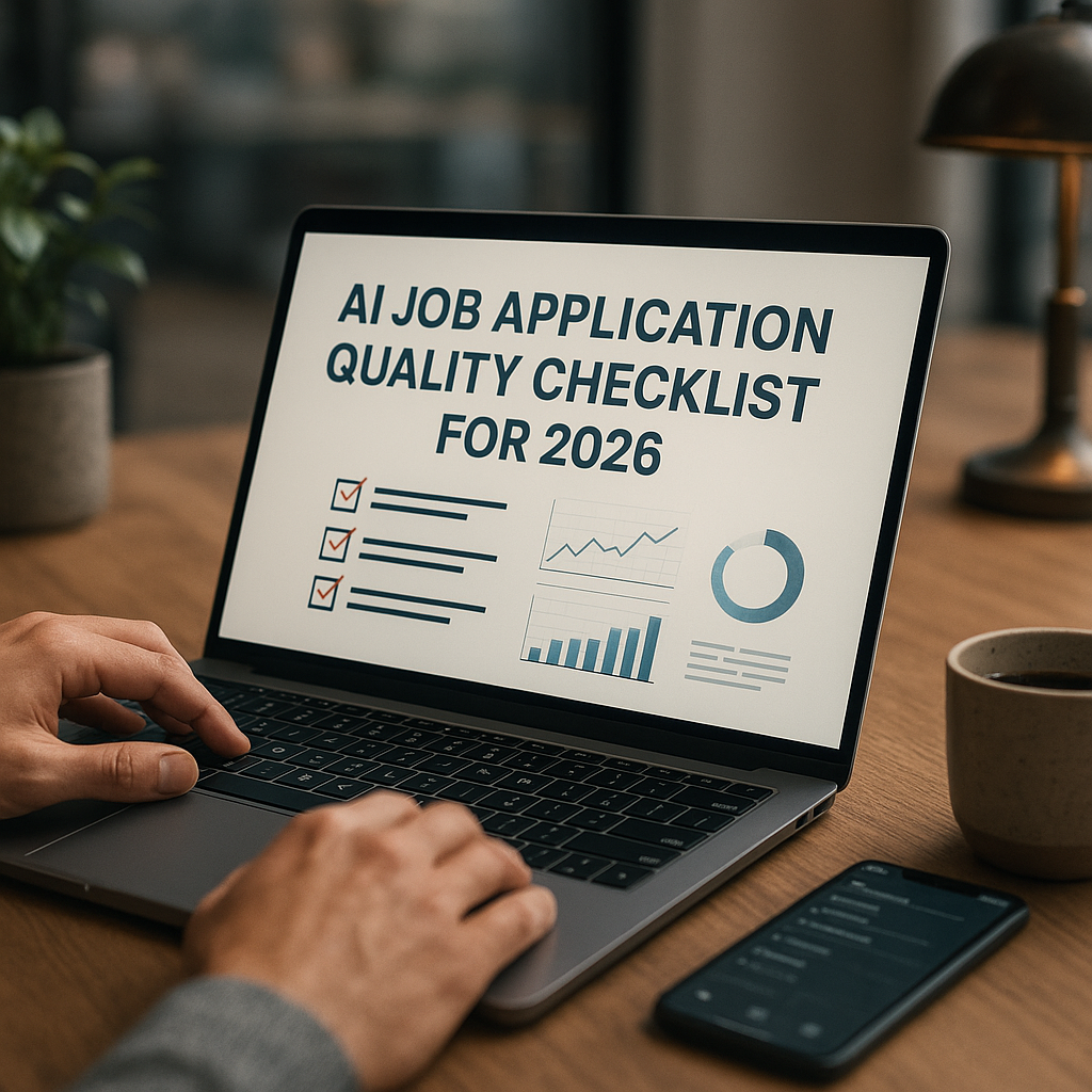AI job application quality checklist for 2026