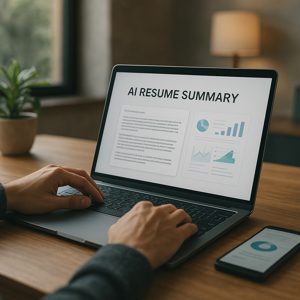 AI resume summary generator prompt (2026 examples)