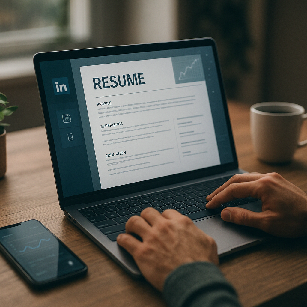LinkedIn ATS-friendly resume download settings (2026)