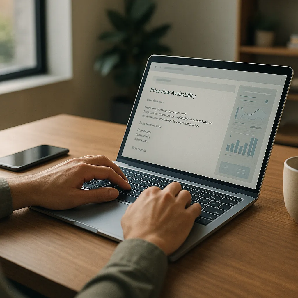 Interview availability email template (2026 examples)
