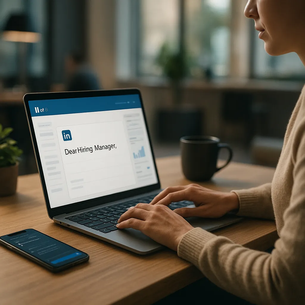 jak napisać wiadomość do hiring managera na LinkedIn